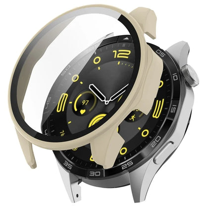 For Huawei Watch GT 4 46mm Case Full Protective Hard PC Cover with Tempered Glass  Screen Protector