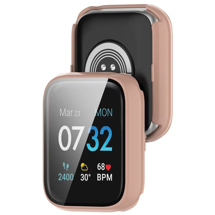 For iTouch Air 3 Protective Frame with Tempered Glass Screen Film Smart Watch Hard PC Bumper Case