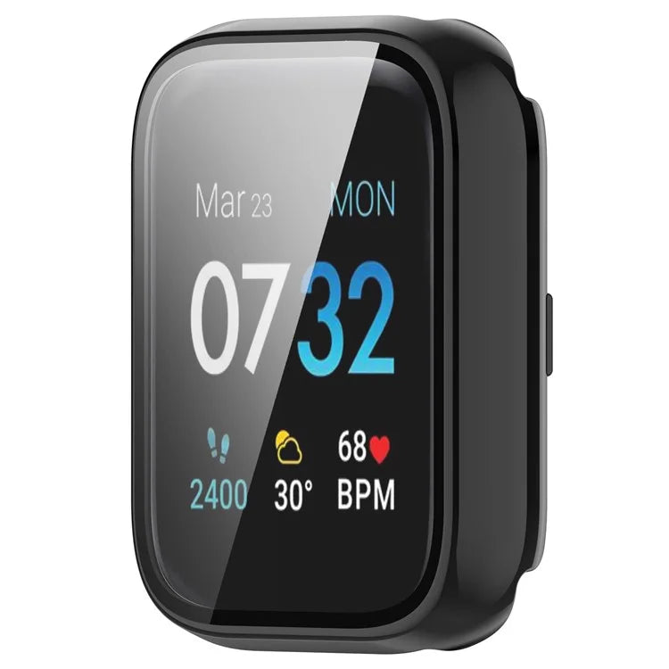 For iTouch Air 3 Protective Frame with Tempered Glass Screen Film Smart Watch Hard PC Bumper Case