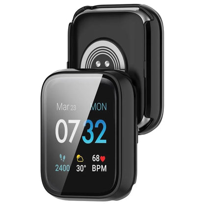 For iTouch Air 3 Protective Frame with Tempered Glass Screen Film Smart Watch Hard PC Bumper Case