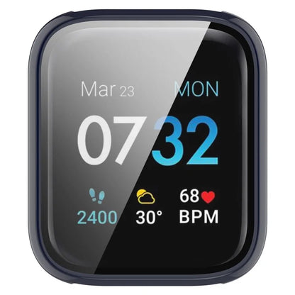 For iTouch Air 3 Protective Frame with Tempered Glass Screen Film Smart Watch Hard PC Bumper Case