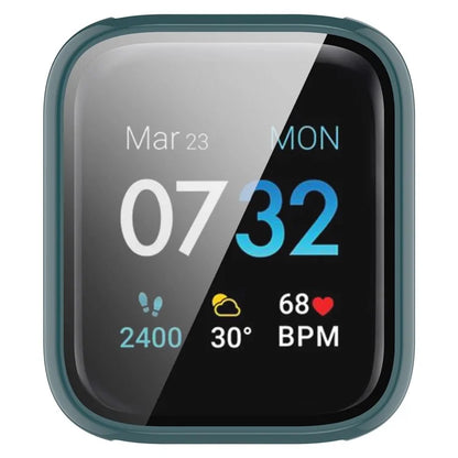 For iTouch Air 3 Protective Frame with Tempered Glass Screen Film Smart Watch Hard PC Bumper Case