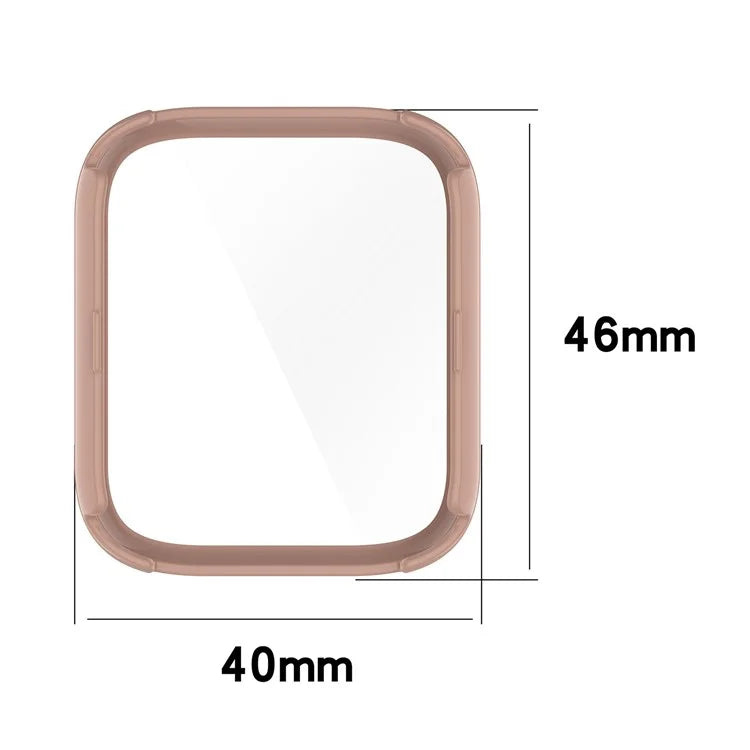 For iTouch Air 3 Protective Frame with Tempered Glass Screen Film Smart Watch Hard PC Bumper Case