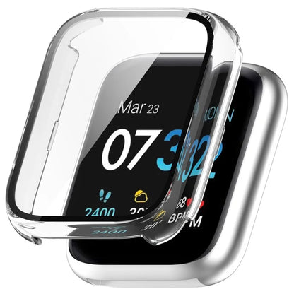 For iTouch Air 3 Protective Frame with Tempered Glass Screen Film Smart Watch Hard PC Bumper Case