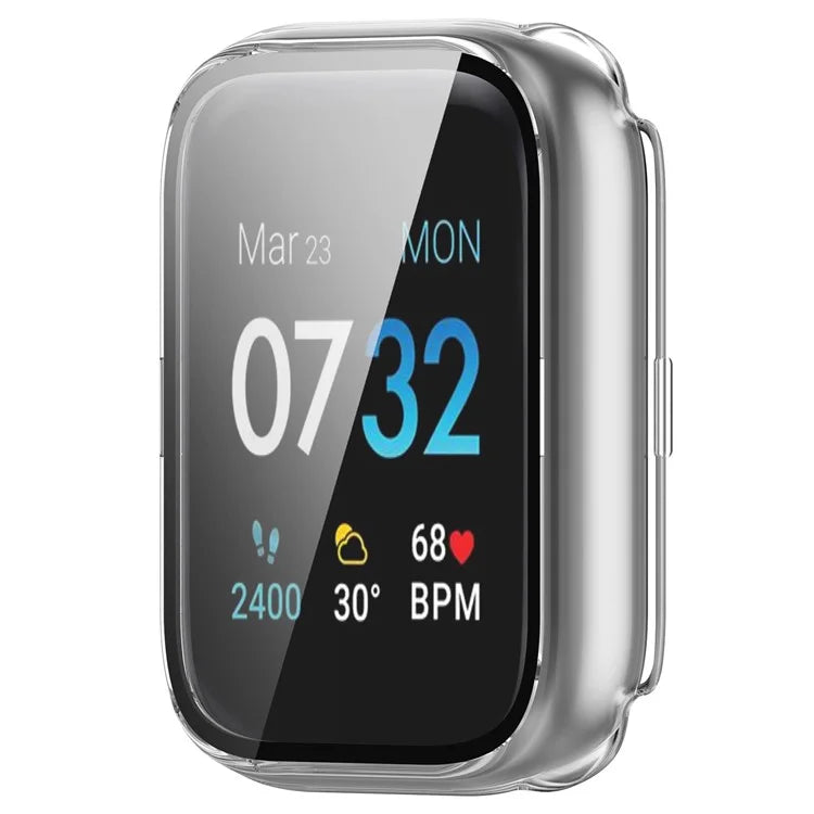 For iTouch Air 3 Protective Frame with Tempered Glass Screen Film Smart Watch Hard PC Bumper Case
