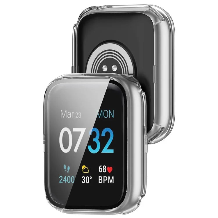 For iTouch Air 3 Protective Frame with Tempered Glass Screen Film Smart Watch Hard PC Bumper Case