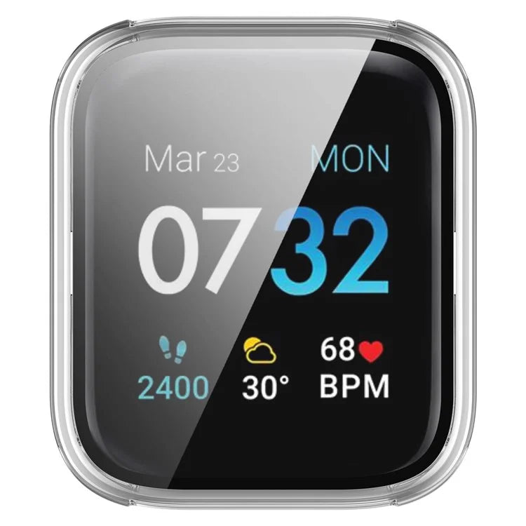 For iTouch Air 3 Protective Frame with Tempered Glass Screen Film Smart Watch Hard PC Bumper Case