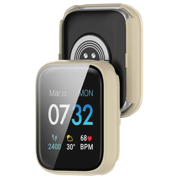 For iTouch Air 3 Protective Frame with Tempered Glass Screen Film Smart Watch Hard PC Bumper Case
