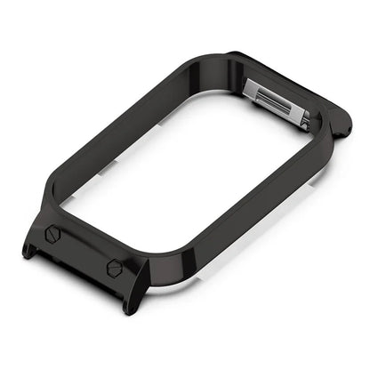 For Xiaomi Smart Band 8 Active / Redmi Smart Band 2 Watch Case Zinc Alloy Frame Work with 18mm Watchband