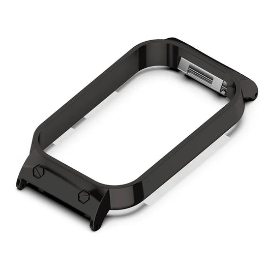 For Xiaomi Smart Band 8 Active / Redmi Smart Band 2 Watch Case Zinc Alloy Frame Work with 18mm Watchband