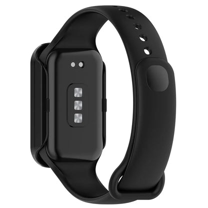 For Xiaomi Smart Band 8 Active / Redmi Smart Band 2 Watch Case PC Frame with Tempered Glass Screen Film
