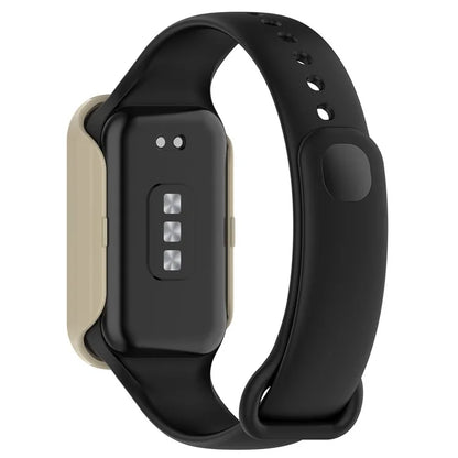 For Xiaomi Smart Band 8 Active / Redmi Smart Band 2 Watch Case PC Frame with Tempered Glass Screen Film