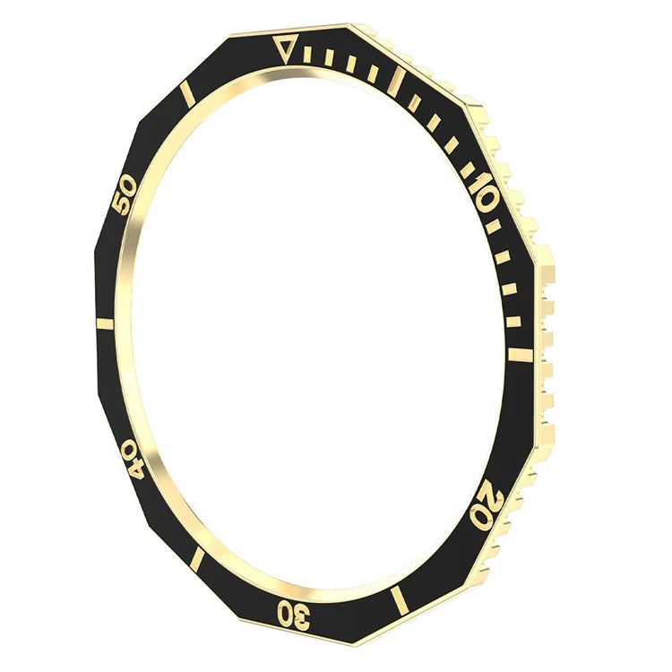 Rhombus Dual Color Watch Bezel Cover for Samsung Galaxy Watch6 Classic 43mm Hard PC Bezel Ring Case Cover