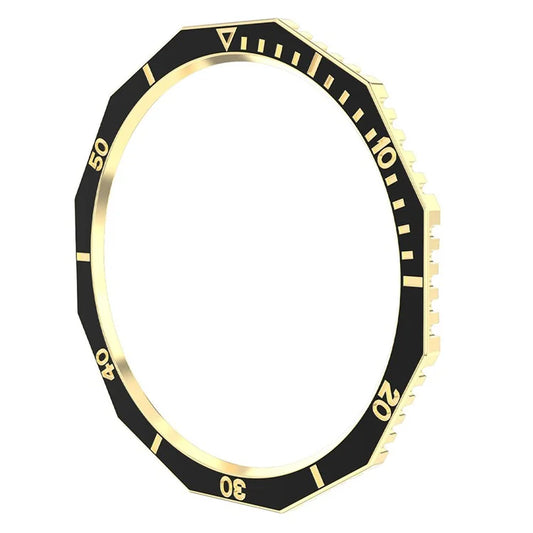Rhombus Dual Color Watch Bezel Cover for Samsung Galaxy Watch6 Classic 43mm Hard PC Bezel Ring Case Cover