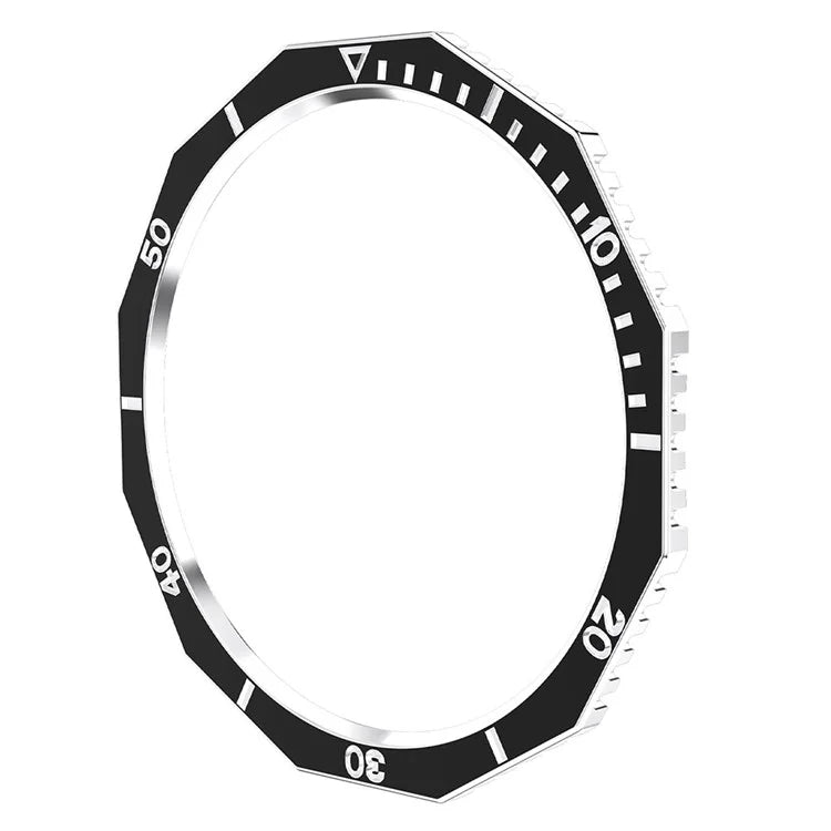 Bezel Cover for Samsung Galaxy Watch6 Classic 47mm Rhombus Dual Color Hard PC Bezel Ring Bumper