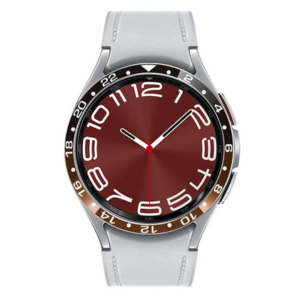Aluminium Alloy Cover for Samsung Galaxy Watch6 Classic 43mm Bezel Ring Dual Color Watch Bumper