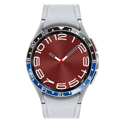 Aluminium Alloy Cover for Samsung Galaxy Watch6 Classic 43mm Bezel Ring Dual Color Watch Bumper