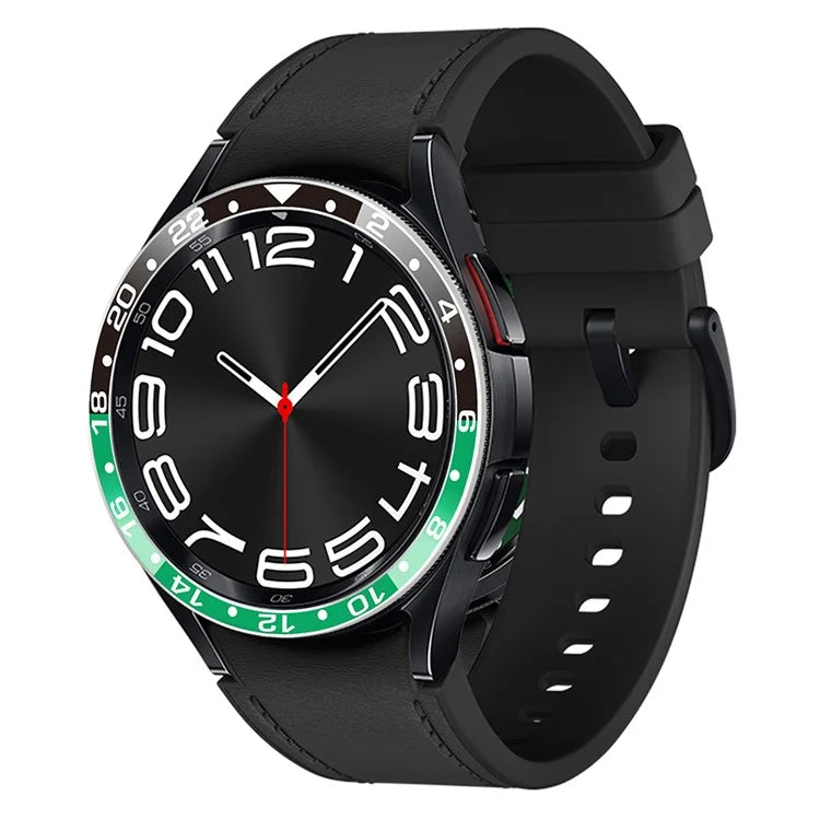 Aluminium Alloy Cover for Samsung Galaxy Watch6 Classic 43mm Bezel Ring Dual Color Watch Bumper
