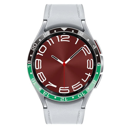 Aluminium Alloy Cover for Samsung Galaxy Watch6 Classic 43mm Bezel Ring Dual Color Watch Bumper