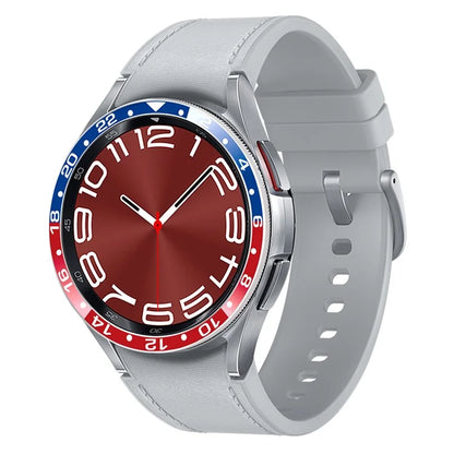 Aluminium Alloy Cover for Samsung Galaxy Watch6 Classic 43mm Bezel Ring Dual Color Watch Bumper