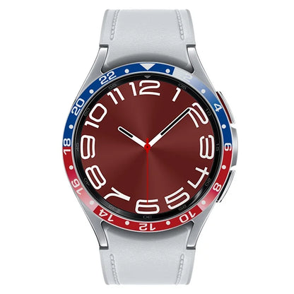 Aluminium Alloy Cover for Samsung Galaxy Watch6 Classic 43mm Bezel Ring Dual Color Watch Bumper