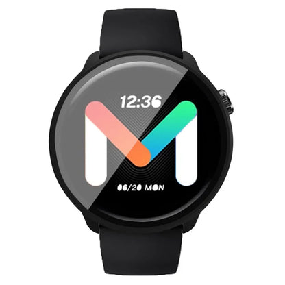 For Mibro Lite 2 Hard PC Bumper Case with Tempered Glass Screen Film Watch Case Cover