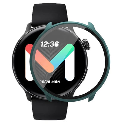 For Mibro Lite 2 Hard PC Bumper Case with Tempered Glass Screen Film Watch Case Cover