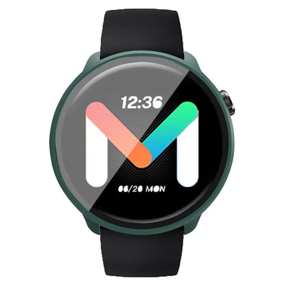 For Mibro Lite 2 Hard PC Bumper Case with Tempered Glass Screen Film Watch Case Cover