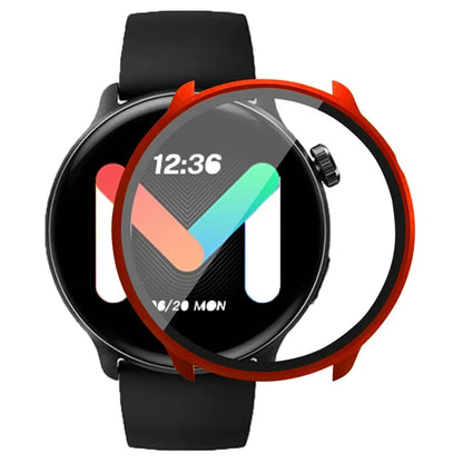 For Mibro Lite 2 Hard PC Bumper Case with Tempered Glass Screen Film Watch Case Cover