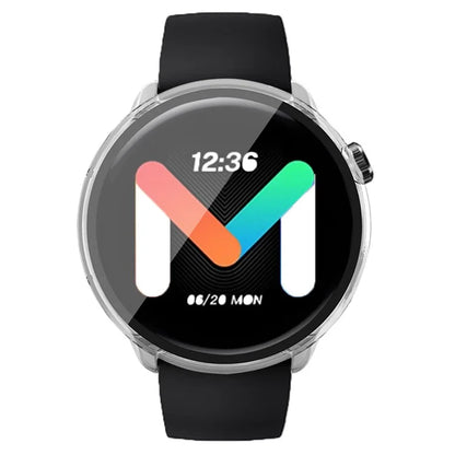 For Mibro Lite 2 Hard PC Bumper Case with Tempered Glass Screen Film Watch Case Cover