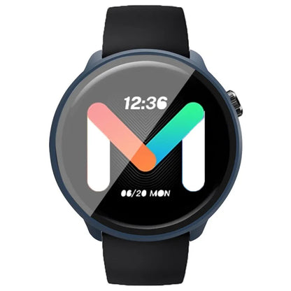 For Mibro Lite 2 Hard PC Bumper Case with Tempered Glass Screen Film Watch Case Cover