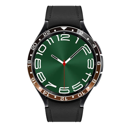 For Samsung Galaxy Watch6 Classic 47mm / Watch 5 Pro 45mm Bezel Ring Dual Color Aluminium Alloy Watch Cover