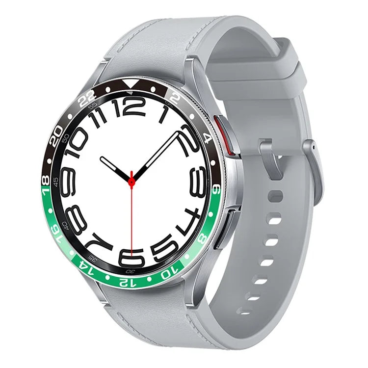 For Samsung Galaxy Watch6 Classic 47mm / Watch 5 Pro 45mm Bezel Ring Dual Color Aluminium Alloy Watch Cover