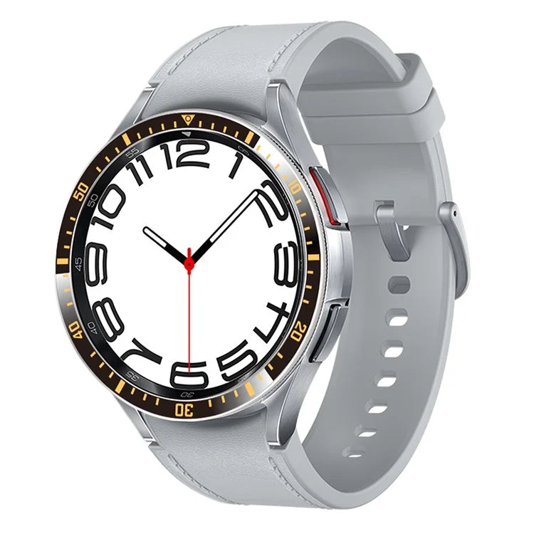 Aluminium Alloy Case Bumper for Samsung Galaxy Watch6 Classic 47mm / Watch 5 Pro 45mm Bezel Ring Cover