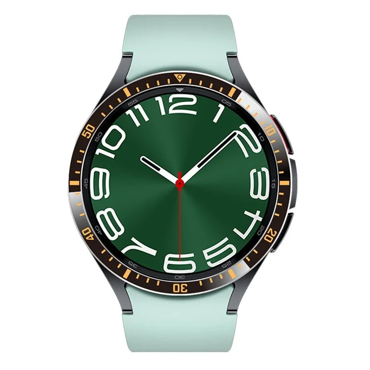 Aluminium Alloy Case Bumper for Samsung Galaxy Watch6 Classic 47mm / Watch 5 Pro 45mm Bezel Ring Cover