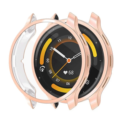 ENKAY HAT PRINCE For Garmin Venu 3S Full Cover Watch Case Electroplating TPU Frame with Screen Film