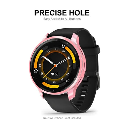 ENKAY HAT PRINCE For Garmin Venu 3 Electroplating Full Cover Watch Case TPU Frame with Screen Film