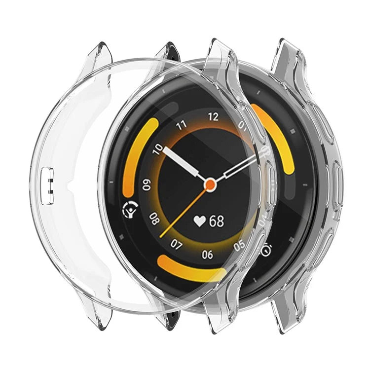 ENKAY HAT PRINCE For Garmin Venu 3S Transparent TPU Cover Fingerprint Free Watch Case