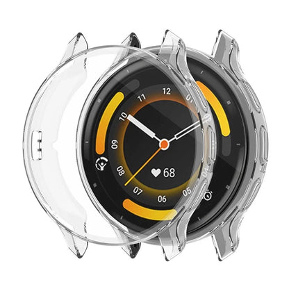 ENKAY HAT PRINCE For Garmin Venu 3S Transparent TPU Cover Fingerprint Free Watch Case