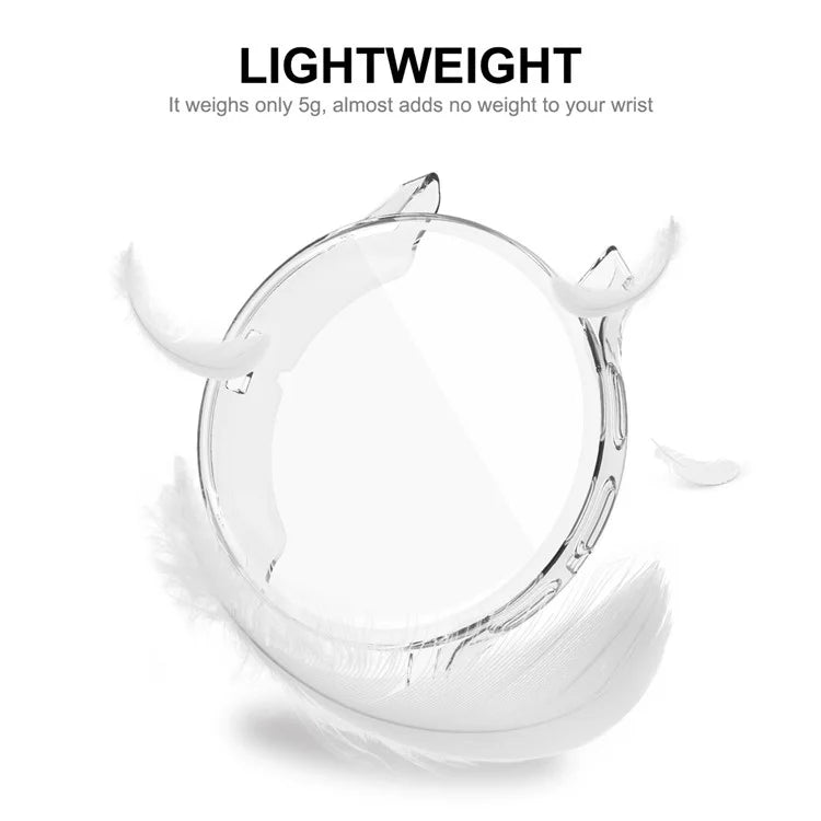 ENKAY HAT PRINCE For Garmin Venu 3S Transparent TPU Cover Fingerprint Free Watch Case