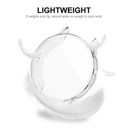 ENKAY HAT PRINCE For Garmin Venu 3S Transparent TPU Cover Fingerprint Free Watch Case