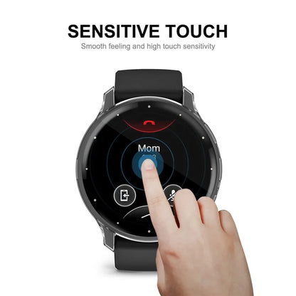 ENKAY HAT PRINCE For Garmin Venu 3S Transparent TPU Cover Fingerprint Free Watch Case