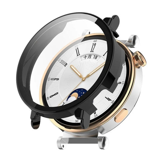 ENKAY Hat Prince For Huawei Watch GT 4 41mm Case All-Round PC Watch Cover with Clear Screen Protector