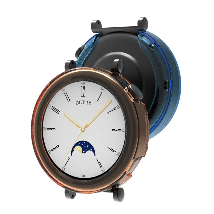 For Huawei Watch GT 4 41mm Watch Case Hollow Out TPU Protective Frame
