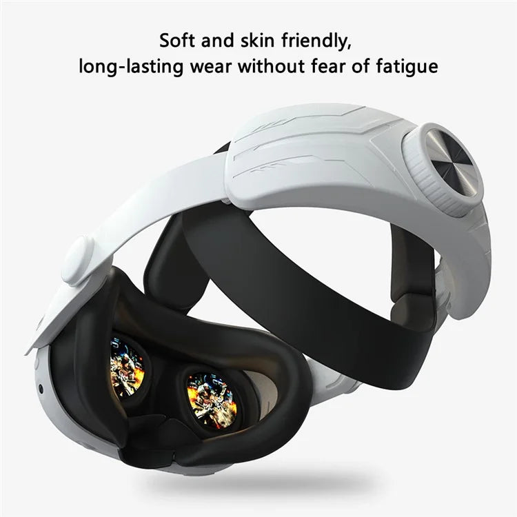 For Meta Quest 3 Adjustable Head Strap Headband Pressure Reduce Fixing Strap VR Accessory