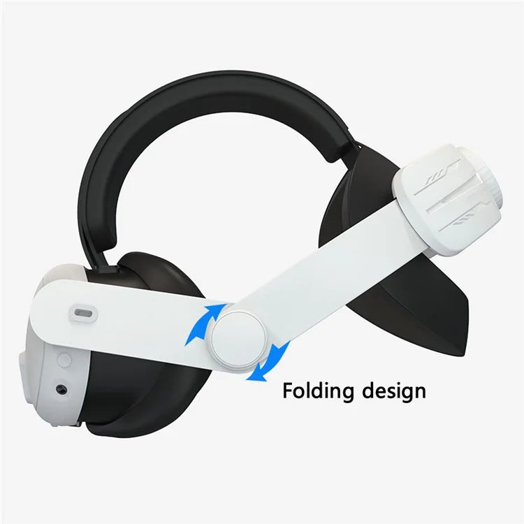 For Meta Quest 3 Adjustable Head Strap Headband Pressure Reduce Fixing Strap VR Accessory