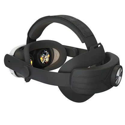 For Meta Quest 3 Adjustable Head Strap Headband Pressure Reduce Fixing Strap VR Accessory