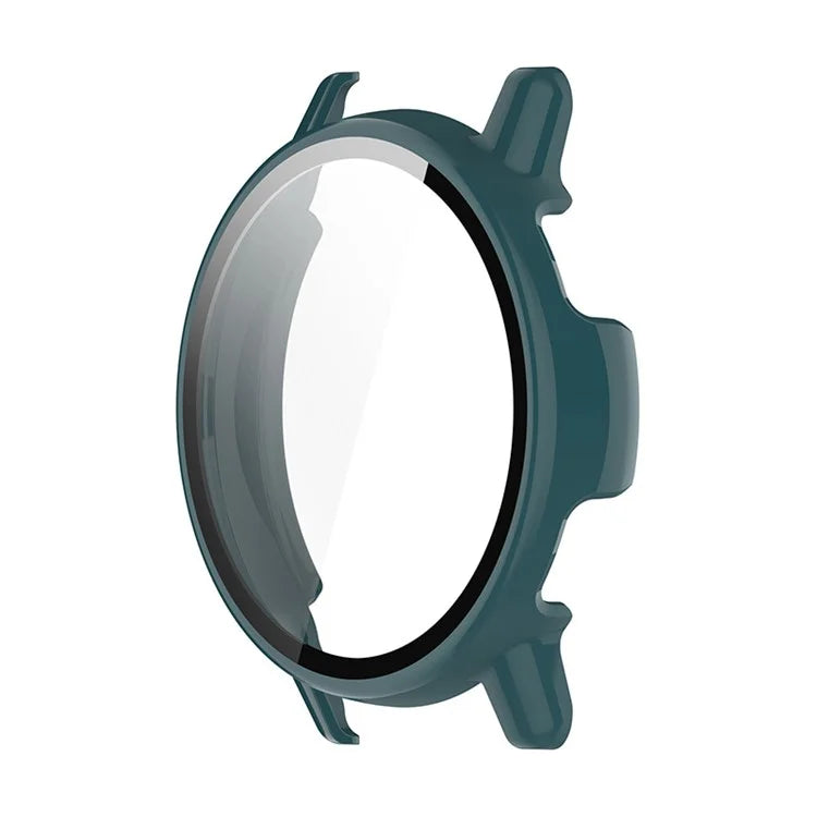 ENKAY Hat Prince For GarminActive 5 Watch Case PC Frame Watch Cover with 9H Tempered Glass Film