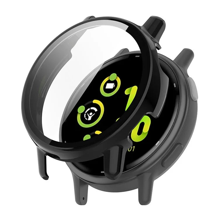ENKAY Hat Prince For GarminActive 5 Watch Case PC Frame Watch Cover with 9H Tempered Glass Film