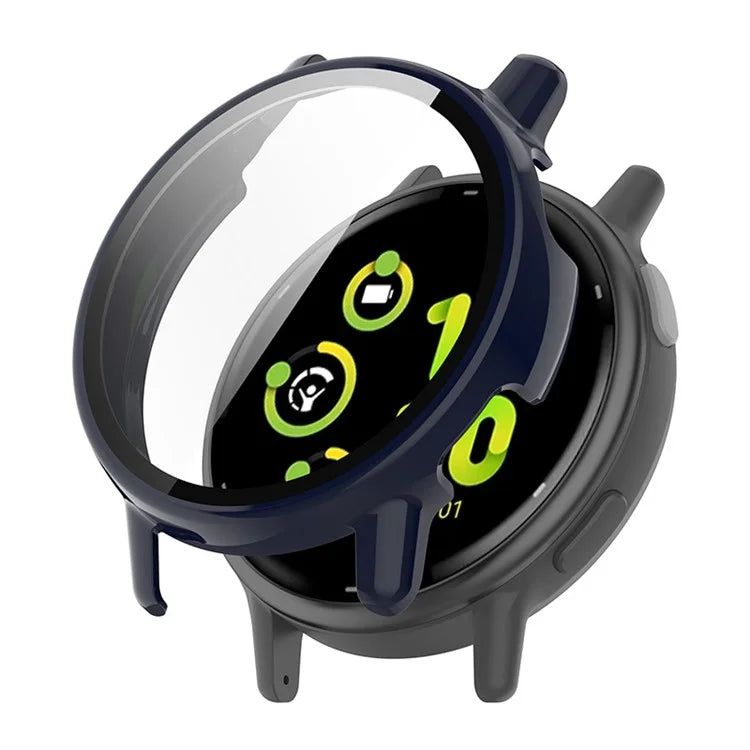 ENKAY Hat Prince For GarminActive 5 Watch Case PC Frame Watch Cover with 9H Tempered Glass Film